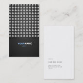 Modern geometrisch patroon visitekaartje (Voorkant / Achterkant)