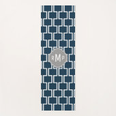 Modern geometrisch patroon yogamat (Voorkant)