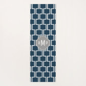 Modern geometrisch patroon yogamat (Achterkant)