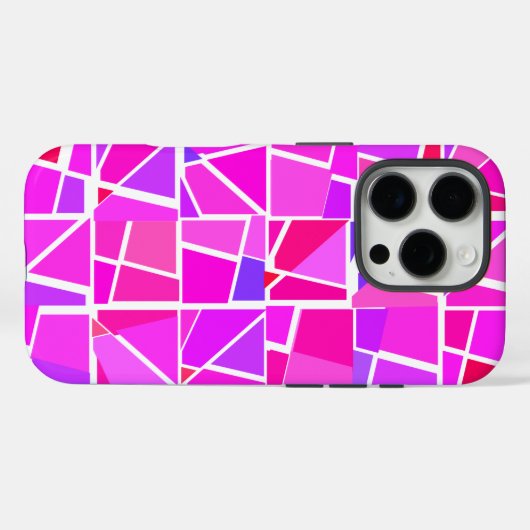 Modern geometrisch patroonontwerp Case-Mate iPhone case (Achterkant (horizontaal))