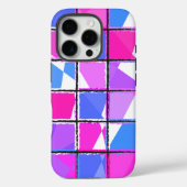 Modern geometrisch patroonontwerp Case-Mate iPhone case (Achterkant)