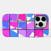 Modern geometrisch patroonontwerp Case-Mate iPhone case (Achterkant (horizontaal))