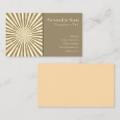 Modern geometrisch patroonontwerp stijlvol visitekaartje (Voorkant / Achterkant)