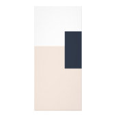 Modern geometrisch reclamekaart (Achterkant)