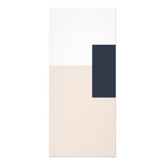 Modern geometrisch reclamekaart (Achterkant)