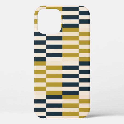 Modern geometrisch, retro Scandinavisch patroon Case-Mate iPhone Case (Achterkant)