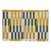 Modern geometrisch, retro Scandinavisch patroon Kussensloop (Achterkant)