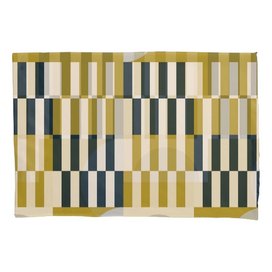 Modern geometrisch, retro Scandinavisch patroon Kussensloop (Voorkant)