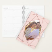  modern Geometrisch Roos Gold | Blush | Foto Planner (Display)