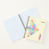 Modern Geometrisch Spiraal Notitieboek met aangepa (Binnen)