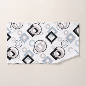 Modern geometrisch veelkleurig patroon bad handdoek (Handdoek)