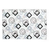 Modern geometrisch veelkleurig patroon kussensloop (Voorkant)