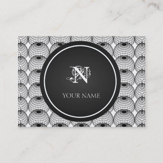 Modern geometrisch visitekaartje (Voorkant)