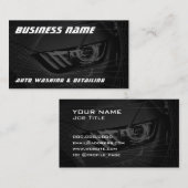 Modern geometrisch visitekaartje voor motorvoertui (Voorkant / Achterkant)