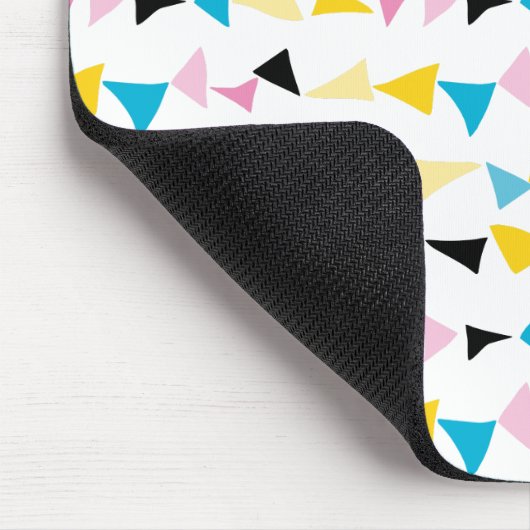 Modern geometrisch vorm Confetti Muismat (Hoek)