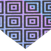 Modern Geometrisch Zwart & Kleurrijke Glitter Tafelkleed (Gekanteld)