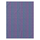 Modern Geometrisch Zwart & Kleurrijke Glitter Tafelkleed (Voorkant)