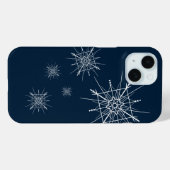 Modern | Geometrische sneeuwvlokken | Winter Case-Mate iPhone Case (Achterkant (horizontaal))