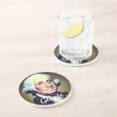 Modern George Washington Zandsteen Onderzetter (Zijkant)