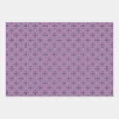 Modern Geos Paarse Series 2 Set van inpakpapier Vel (Voorkant 3)