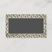 modern gepatenteerd houtskool grijs visitekaartje (Achterkant)