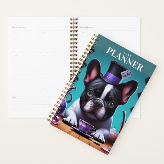 Modern gepersonaliseerd 2 Photo Journal Pet Planner (Display)