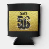 Modern gepersonaliseerd 50th Any Age verjaardagsfe Blikjeskoeler (Voorkant)