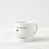 Modern Gepersonaliseerd Afstuderen Espresso Kop (Voorkant rechts)