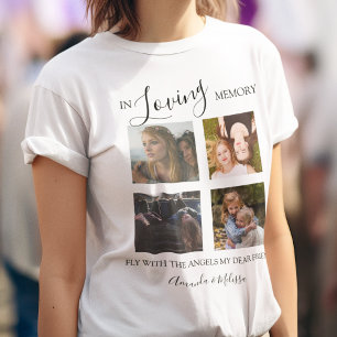 Modern   Gepersonaliseerd   Besties   4 Foto Memor T-shirt