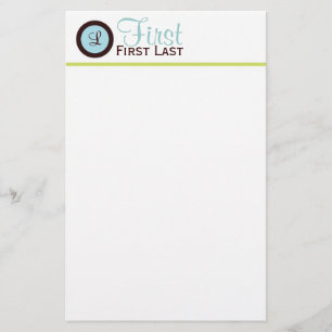 Modern gepersonaliseerd Briefpapier