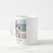 Modern gepersonaliseerd cadeau voor haar koffiemok (Voorkant links)