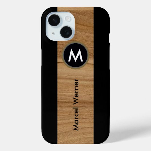Modern gepersonaliseerd Case-Mate iPhone case (Achterkant)