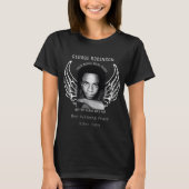 Modern Gepersonaliseerd foto Memorial T-shirt (Voorkant)