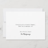 Modern gepersonaliseerd fotocollage Afstuderen Kaart (Achterkant)