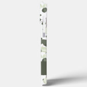 Modern gepersonaliseerd grafisch groen Eucalyptusp Case-Mate iPhone Case (Achterkant / Links)