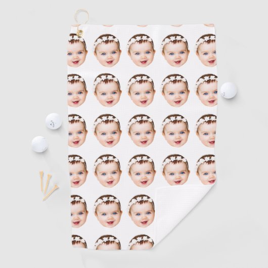 Modern gepersonaliseerd grappig papa cadeau beste  golfhanddoek (Insitu)