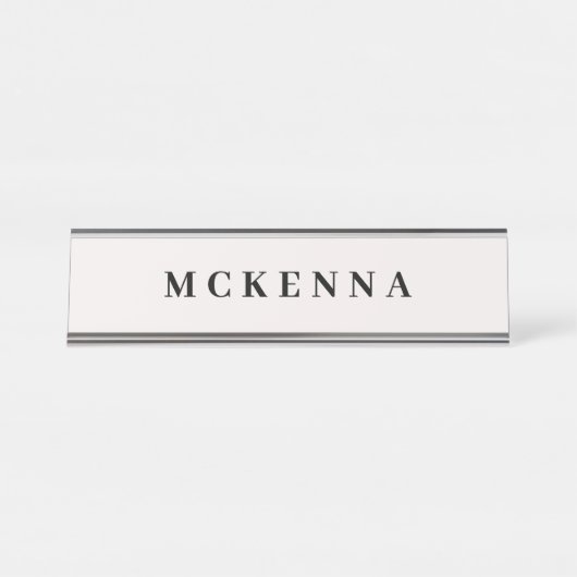 Modern gepersonaliseerd huis Kantoor Business Bureau Naambordje (Voorkant)