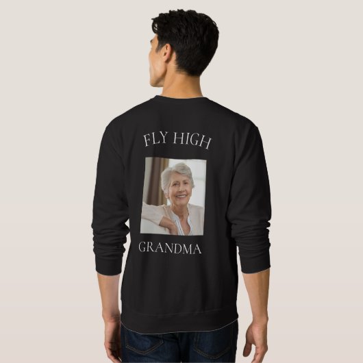 Modern gepersonaliseerd in liefdevolle geheugen du trui (Achterkant volledig)