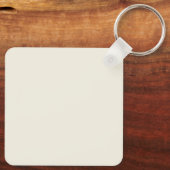 Modern gepersonaliseerd Initiaal Sleutelhanger (Achterkant)