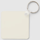 Modern gepersonaliseerd Initiaal Sleutelhanger (Achterkant)