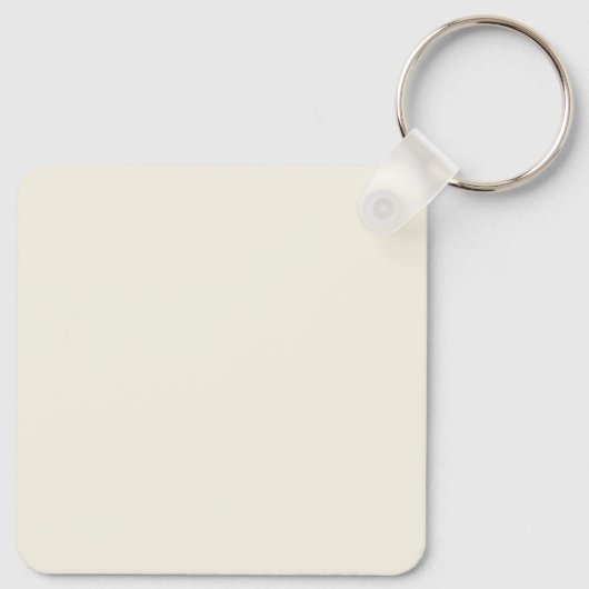 Modern gepersonaliseerd Initiaal Sleutelhanger (Achterkant)