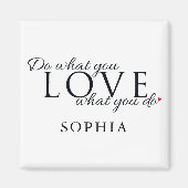 Modern gepersonaliseerd Inspirerend citaat Magneet (Voorkant)