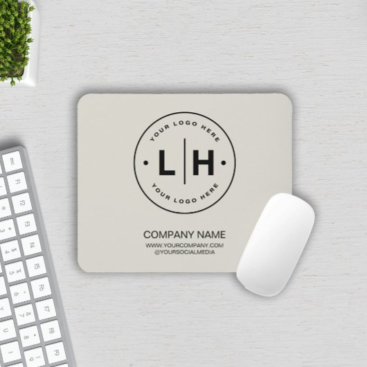 Modern Gepersonaliseerd Logo Muismat