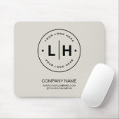 Modern Gepersonaliseerd Logo Muismat (Met muis)