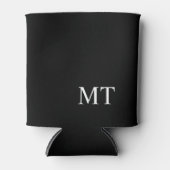 Modern gepersonaliseerd monogram blikjeskoeler (Voorkant)