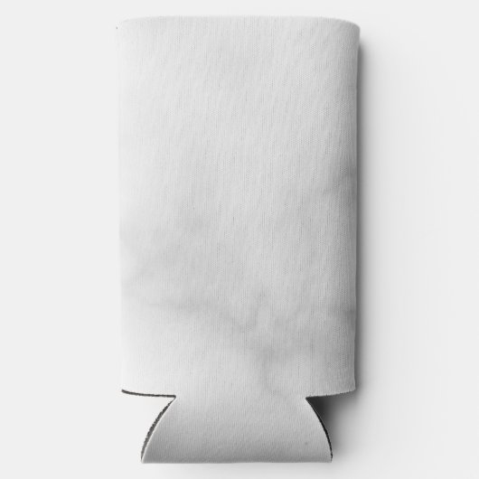 Modern gepersonaliseerd monogram en naam Groomsmen Seltzer Blikjeskoeler (Achterkant)