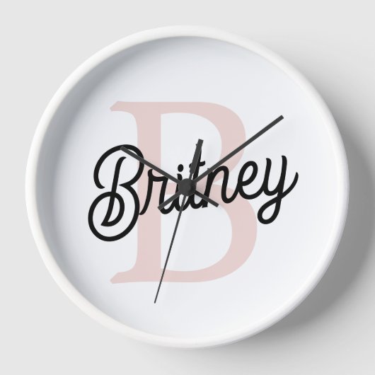 Modern gepersonaliseerd monogram en naam Pastel Pi (Voorkant)