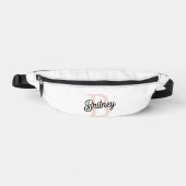 Modern gepersonaliseerd monogram en naam Pastel Pi Heuptasje (Voorkant)