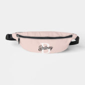 Modern gepersonaliseerd monogram en naam Pastel Pi Heuptasje (Voorkant)
