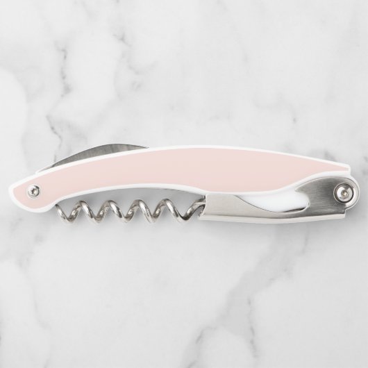 Modern gepersonaliseerd monogram en naam Pastel Pi Kurkentrekker (Achterkant)